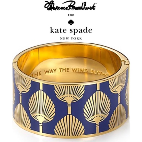 kate spade Jewelry - Kate Spade |“The Way the Wind Blows” Hinged Bangle